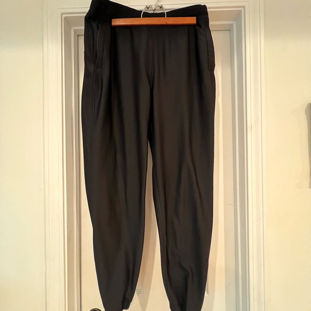 Lululemon Adapted State Fleece-lined Black Jogger Pants
